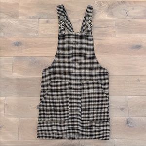 Forever 21 plaid / houndstooth jumper dress